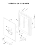 Refrigerator door parts