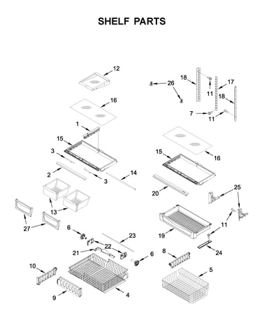 Shelf parts