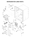 Refrigerator liner parts