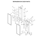 Maytag MFI2269FRZ05 refrigerator door parts diagram