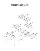 Freezer door parts