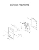 Dispenser front parts