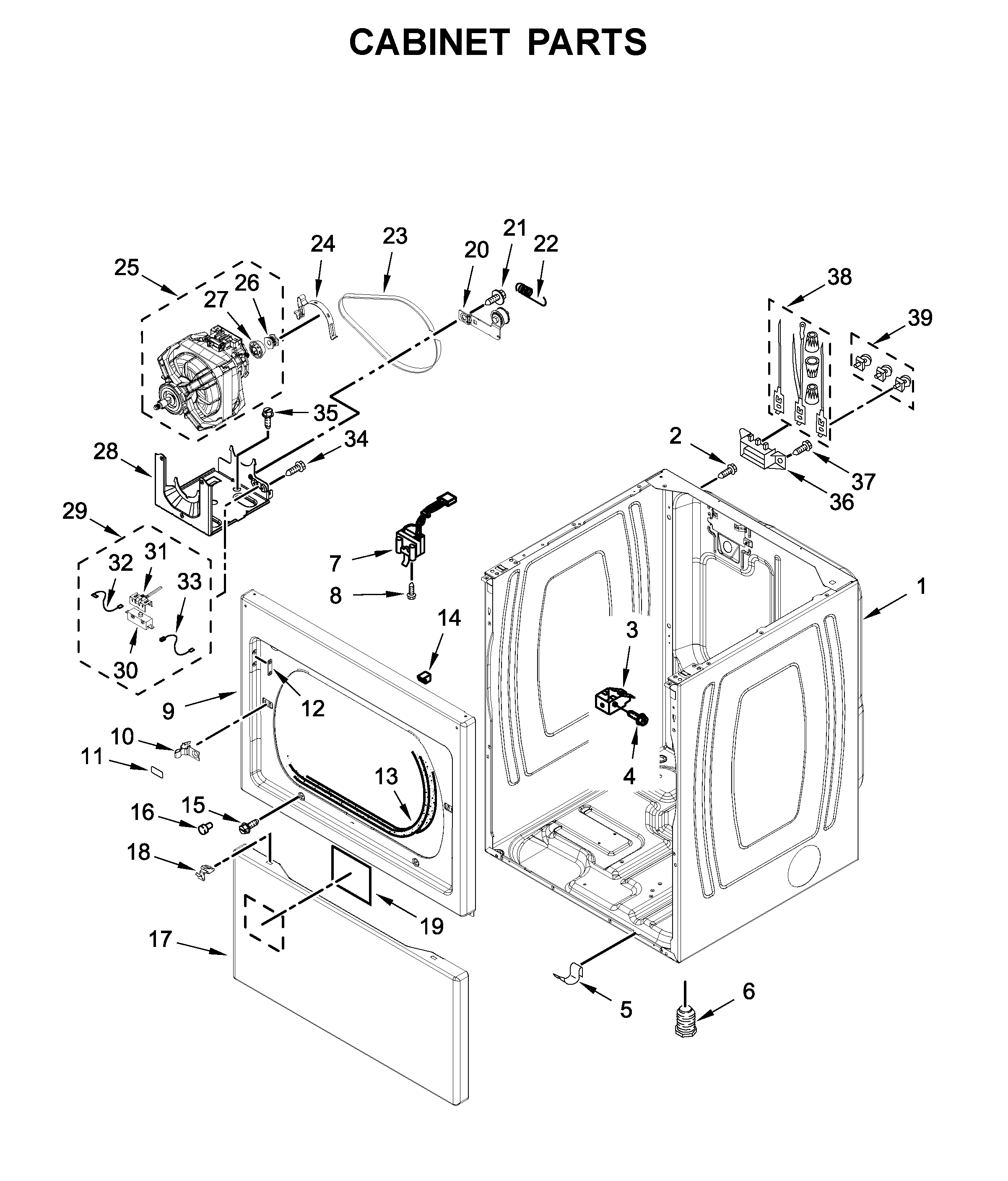 Cabinet parts