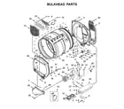 Maytag MEDP576KW0 bulkhead parts diagram