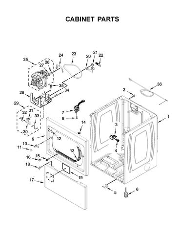 Cabinet parts