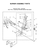 Burner assembly parts