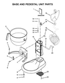 Base and pedestal unit parts