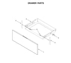 Whirlpool YWFE515S0JS0 drawer parts diagram