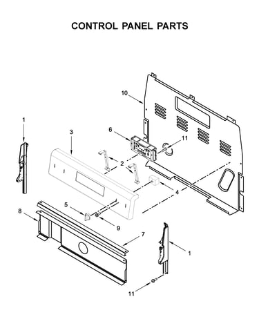 Control panel parts
