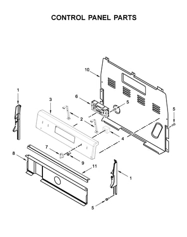 Control panel parts