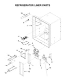 Refrigerator liner parts