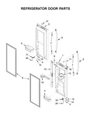 Refrigerator door parts