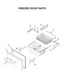 Freezer door parts