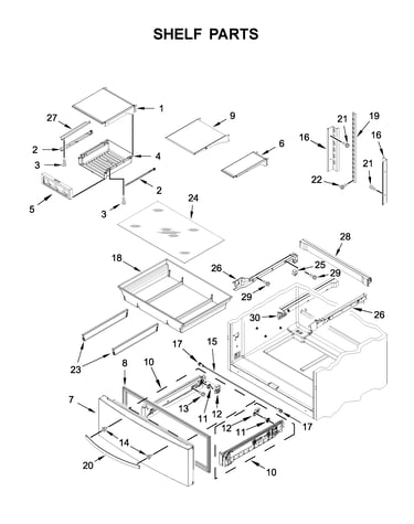 Shelf parts