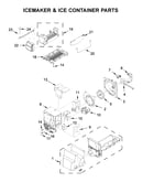 Icemaker & ice container parts