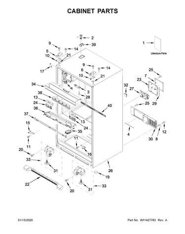 Cabinet parts