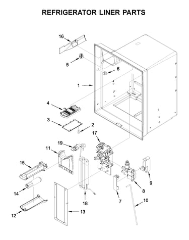 Refrigerator liner parts