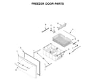 Whirlpool WRX735SDHZ03 freezer door parts diagram