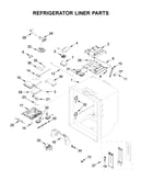 Refrigerator liner parts