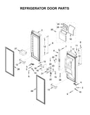 Refrigerator door parts