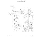Maytag MFW2055FRZ00 cabinet parts diagram