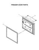 Freezer door parts