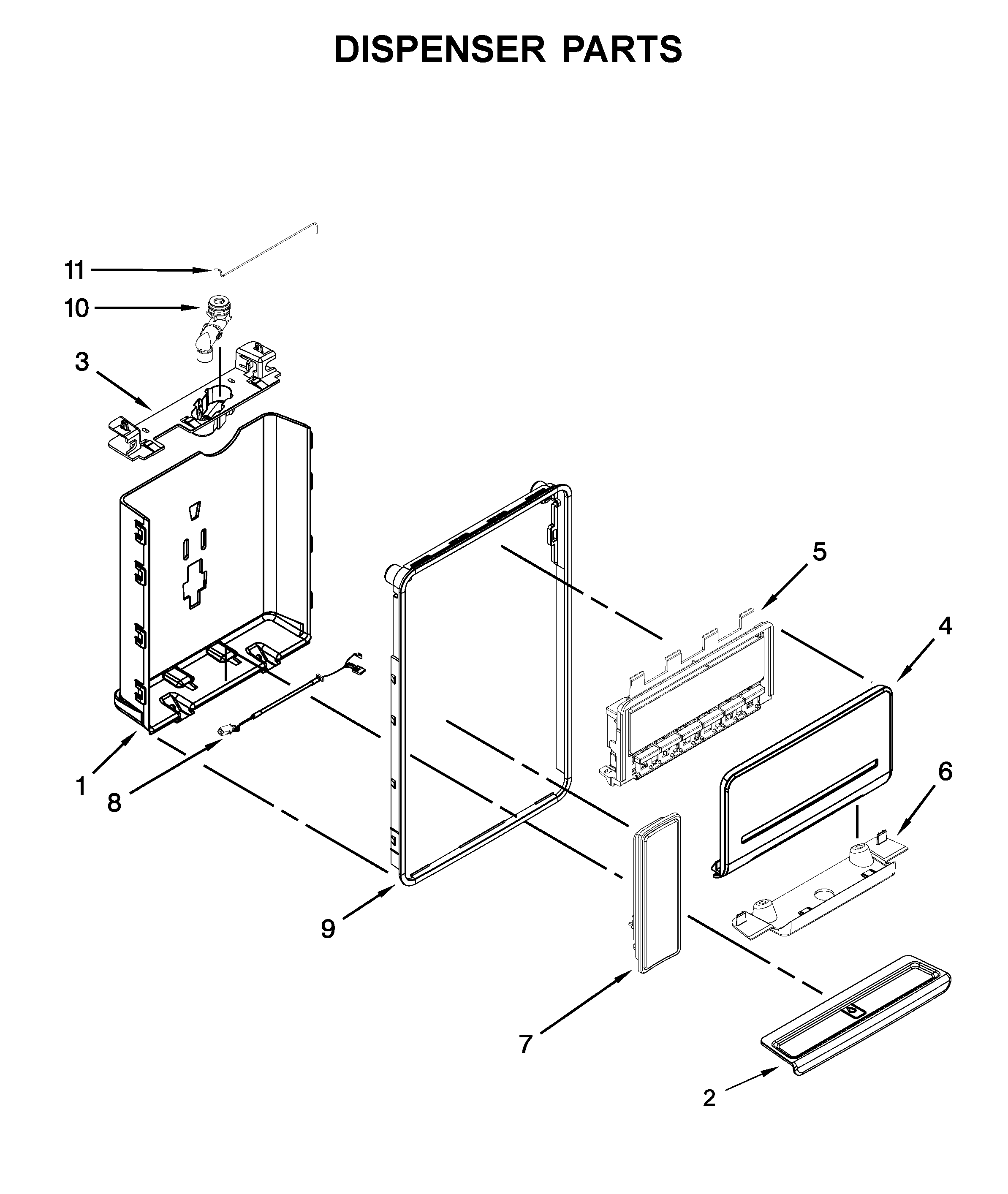 DISPENSER PARTS