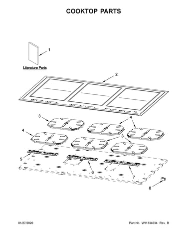 Cooktop parts