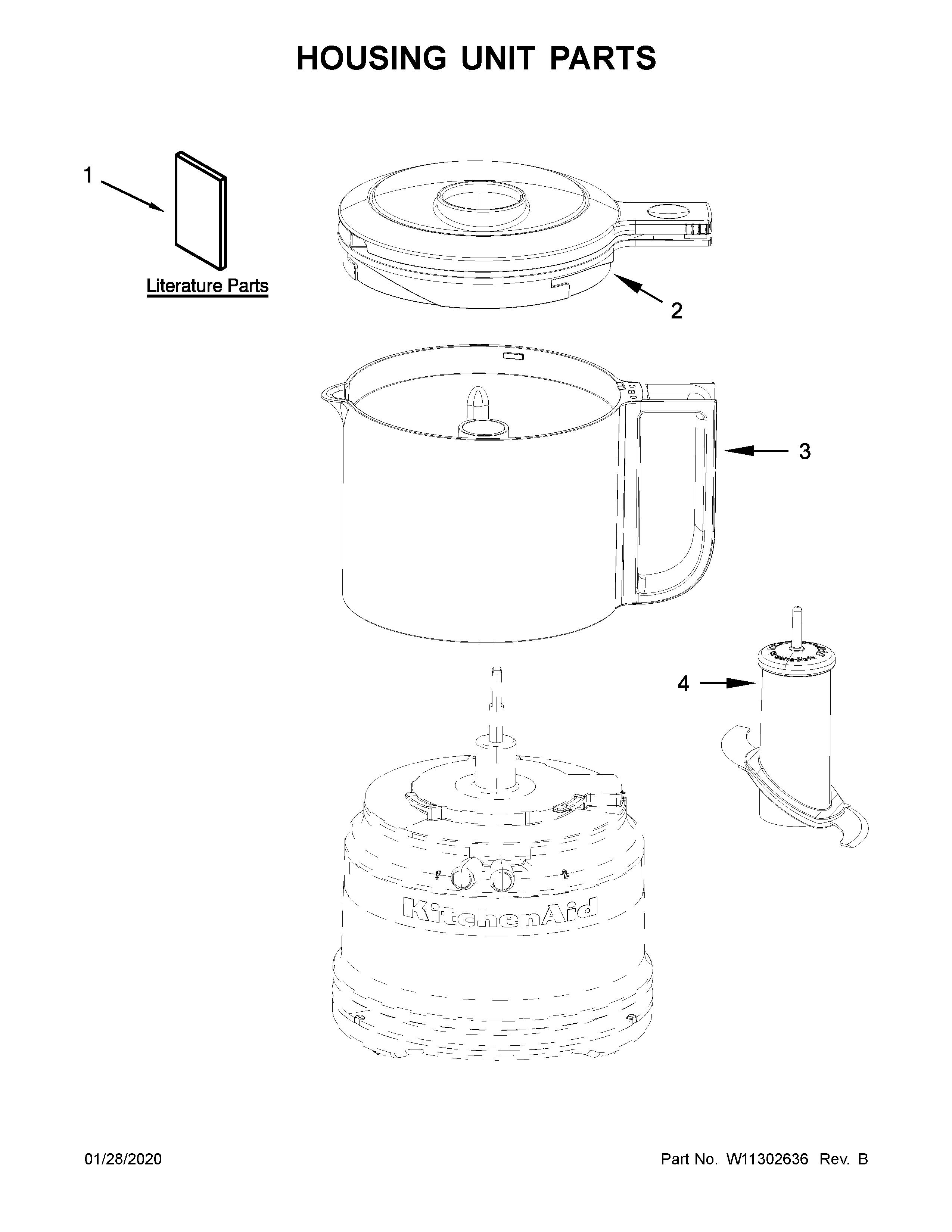 Housing unit parts