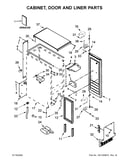 Cabinet, door and liner parts