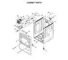 Maytag MGD6230HW0 cabinet parts diagram