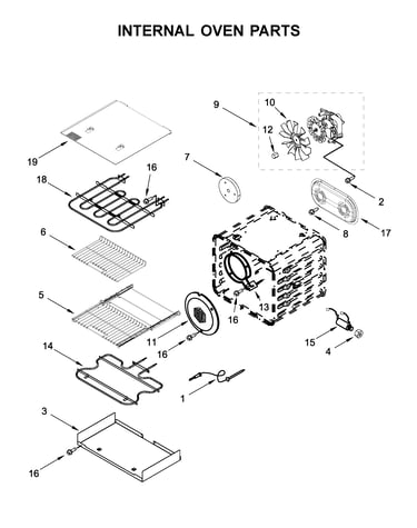 Internal oven parts