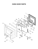 Oven door parts