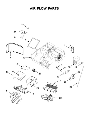 Air flow parts
