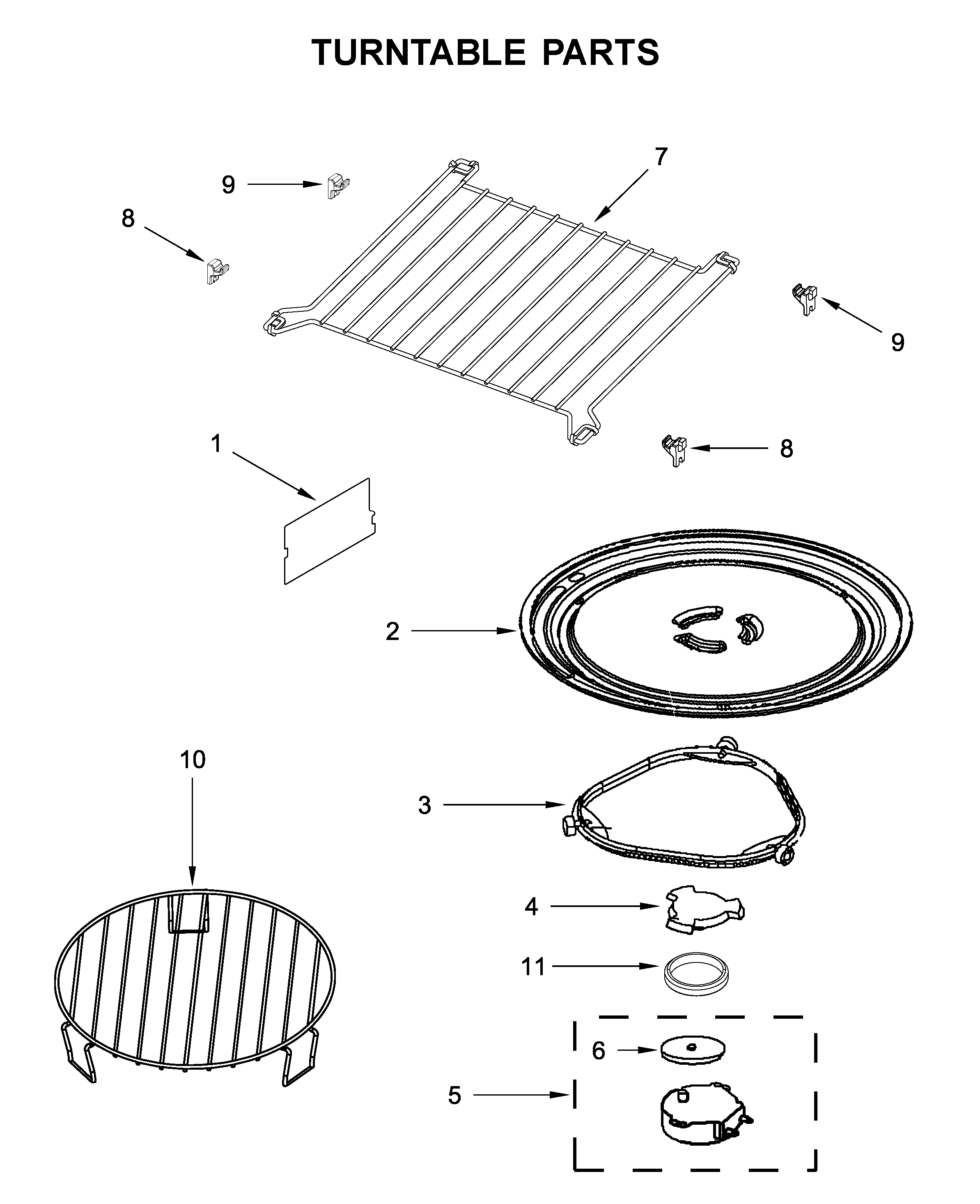Turntable parts