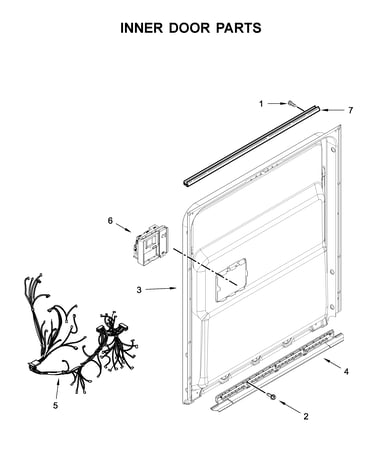 Inner door parts