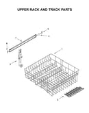 Upper rack and track parts