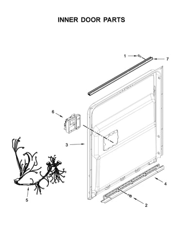 Inner door parts