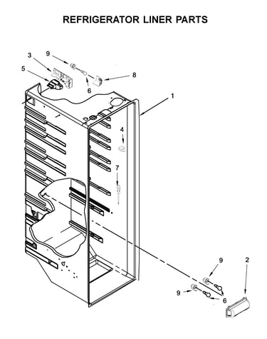Refrigerator liner parts