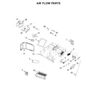 Maytag MMV6190FW3 air flow parts diagram