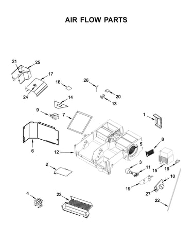 Air flow parts
