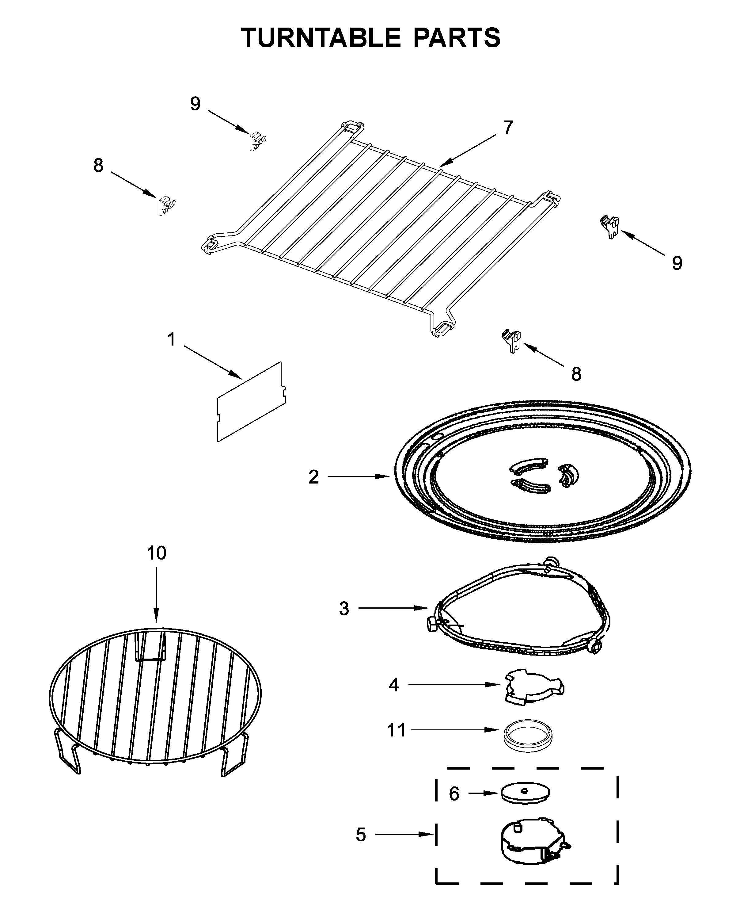 Turntable parts