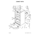 Whirlpool WRV996FDEH01 cabinet parts diagram