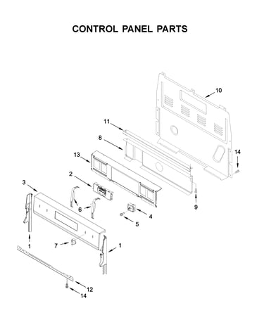 Control panel parts