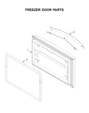 Freezer door parts