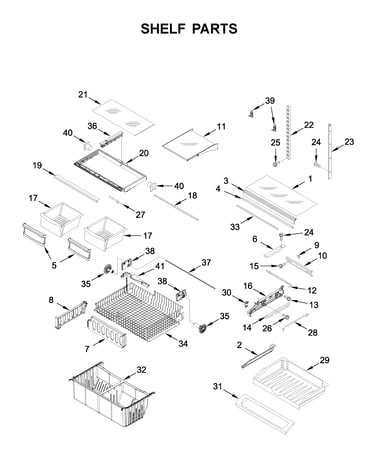 Shelf parts