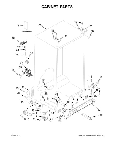 Cabinet parts