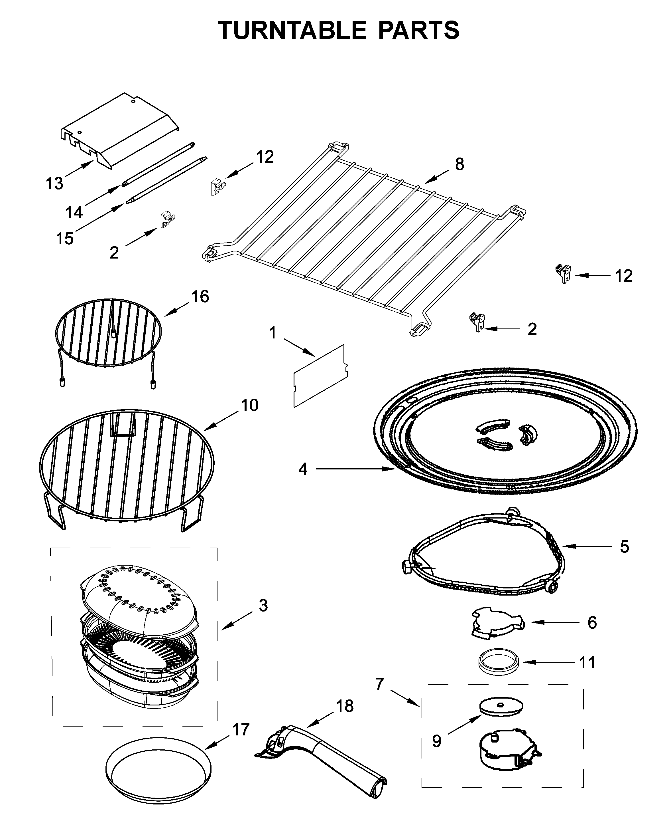 Turntable parts