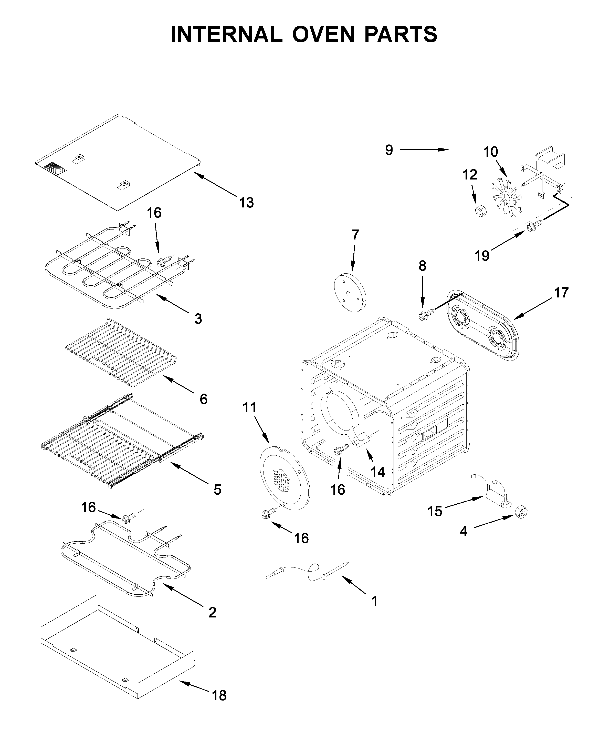 INTERNAL OVEN PARTS