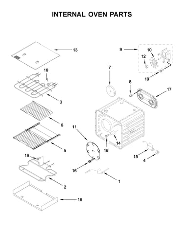 Internal oven parts